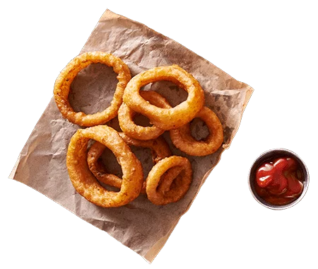 Chicago Street Pub, Grill & Banquets in De Pere WI Onion Rings with Ketchup