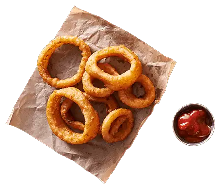 Chicago Street Pub, Grill & Banquets in De Pere WI Onion Rings with Ketchup